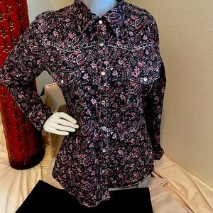 Cowgirl Rhinestone adorned Western Blouse